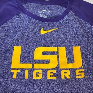 Nike LSU Tigers Purple T-Shirt. Size L